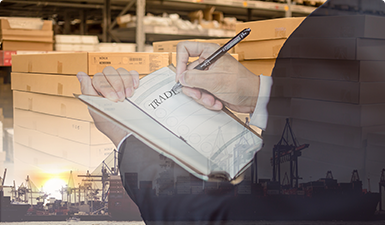 貨物到港，海關(guān)方形